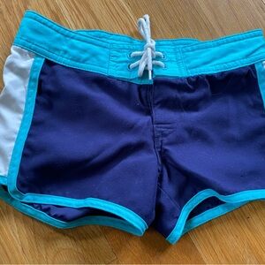 Old Navy Kids Swim Trunks - Navy and Aqua